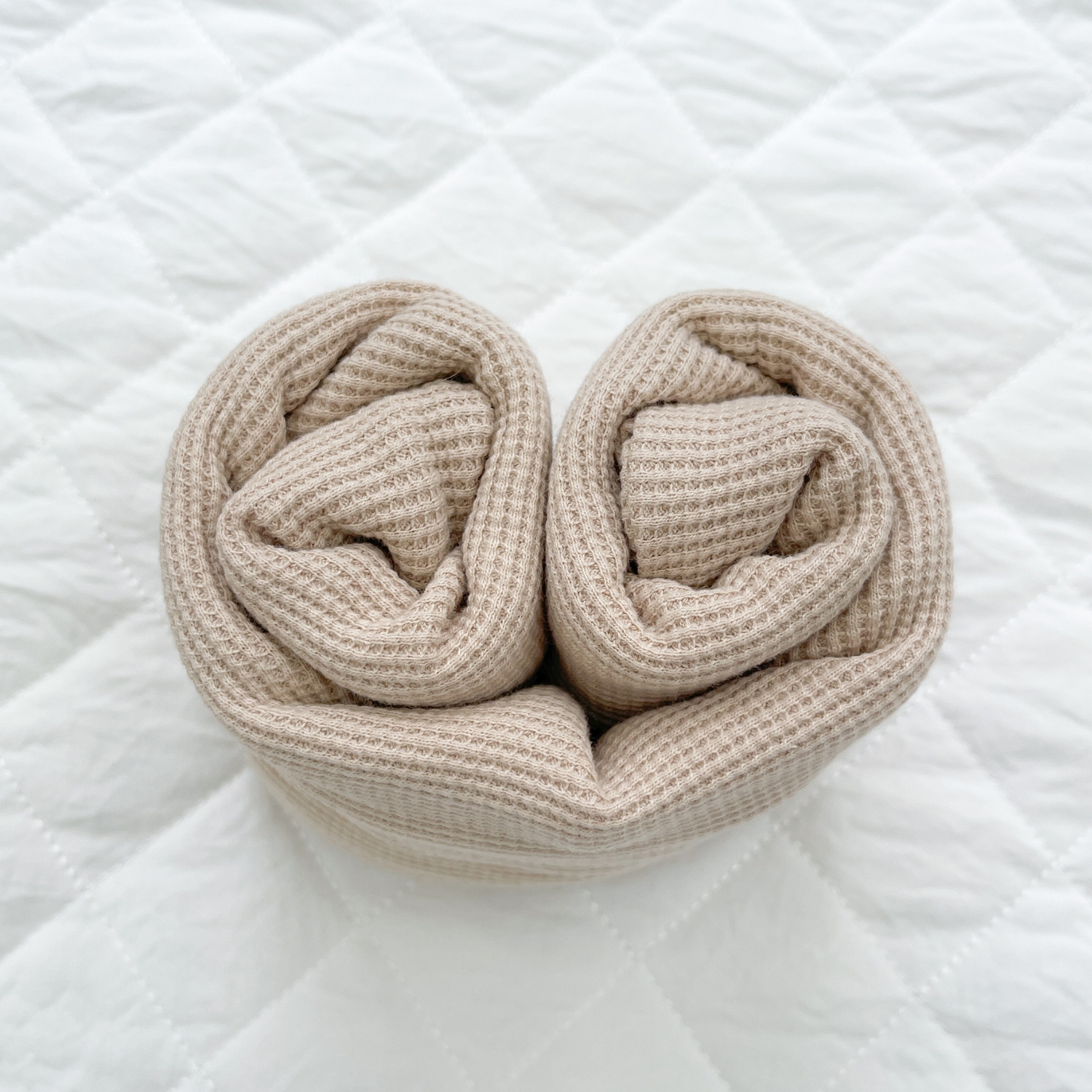 Lovey You Baby Bumper Lounger Cover in Sourdough